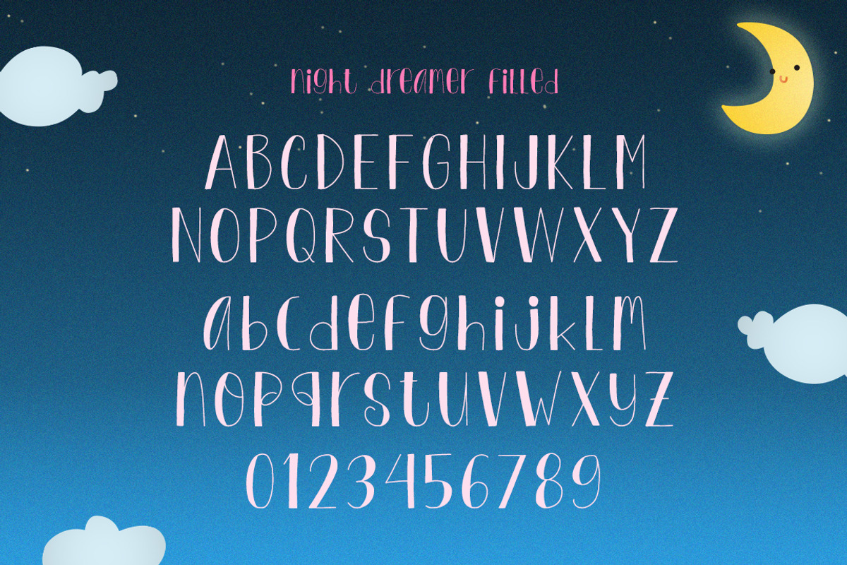 Night Dreamer Font Duo preview 4