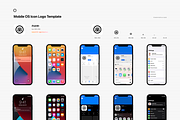 Mobile OS Icon Template Mockup - PSD, an iPhone Mockup by Asylab (Thumbnail 15 of 34)