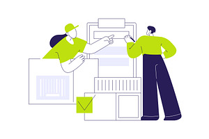 Delivery note abstract concept, a Finance Illustration by Visual Generation