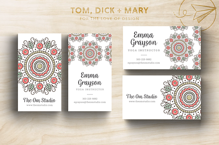 Mandala Business Card Template