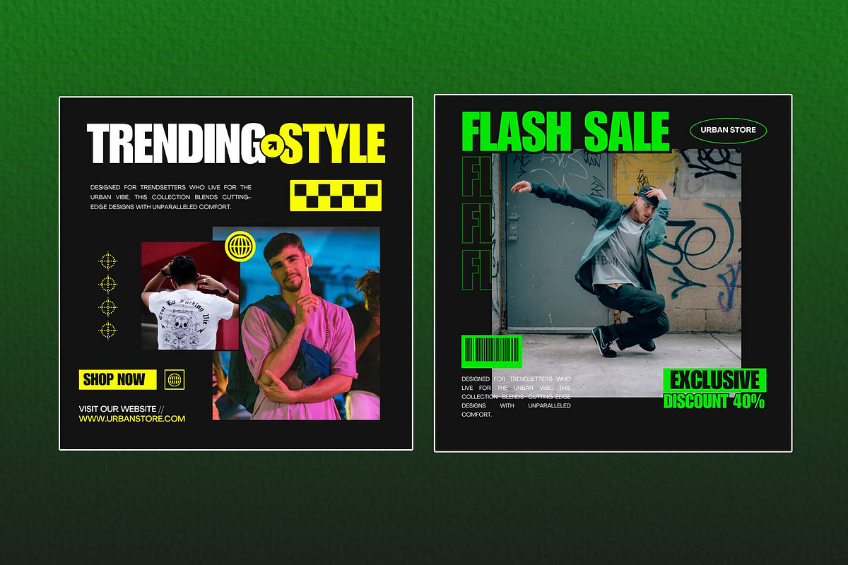 Cult - Instagram Fashion Template, a Social Media Template by Inviline.co (Photo 5 of 7)