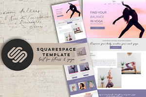 Squarespace Yoga Fitness Website