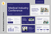 Medical Industry Conference GSlides, a Presentation Template by Sixtemp (Thumbnail 1 of 3)