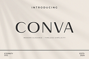 ET Conva - Sans Serif TypeFace, a Sans Serif Font by Eternity Studio (Thumbnail 1 of 10)