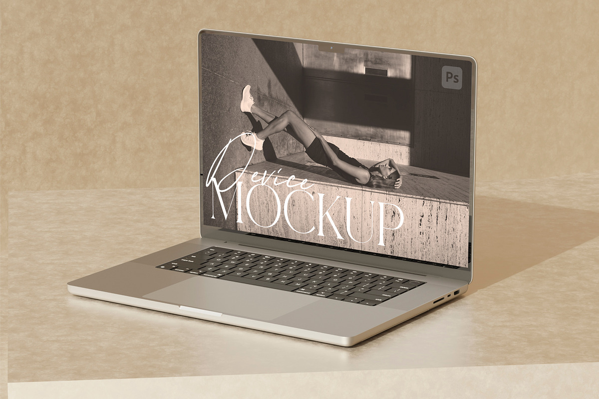 DEVICE MOCKUPS | Macbook iPad iPhone, a Device Mockup by yuliyuri.studio (Photo 4 of 7)
