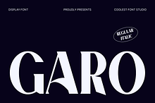 Garo – Serif Font