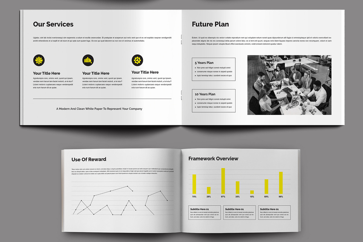 White Paper Design Template, a Brochure Template by MightyDesign (Photo 5 of 8)