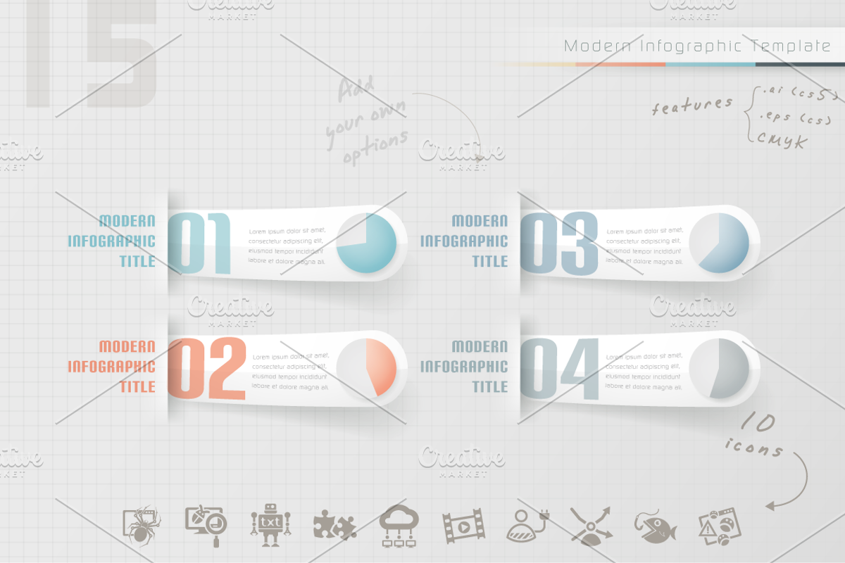 Business Infographic Options (15), a Presentation Template by Infographic Paradise