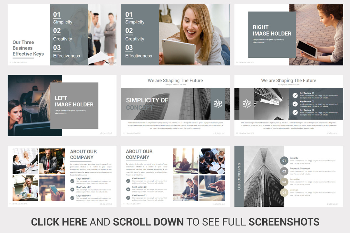 Simplicity Best PowerPoint Template, a Presentation Template by SlideSalad (Photo 8 of 39)