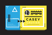 Casey Gautier Business Card, a Business Card Template by D | S Creative Design (Thumbnail 1 of 5)
