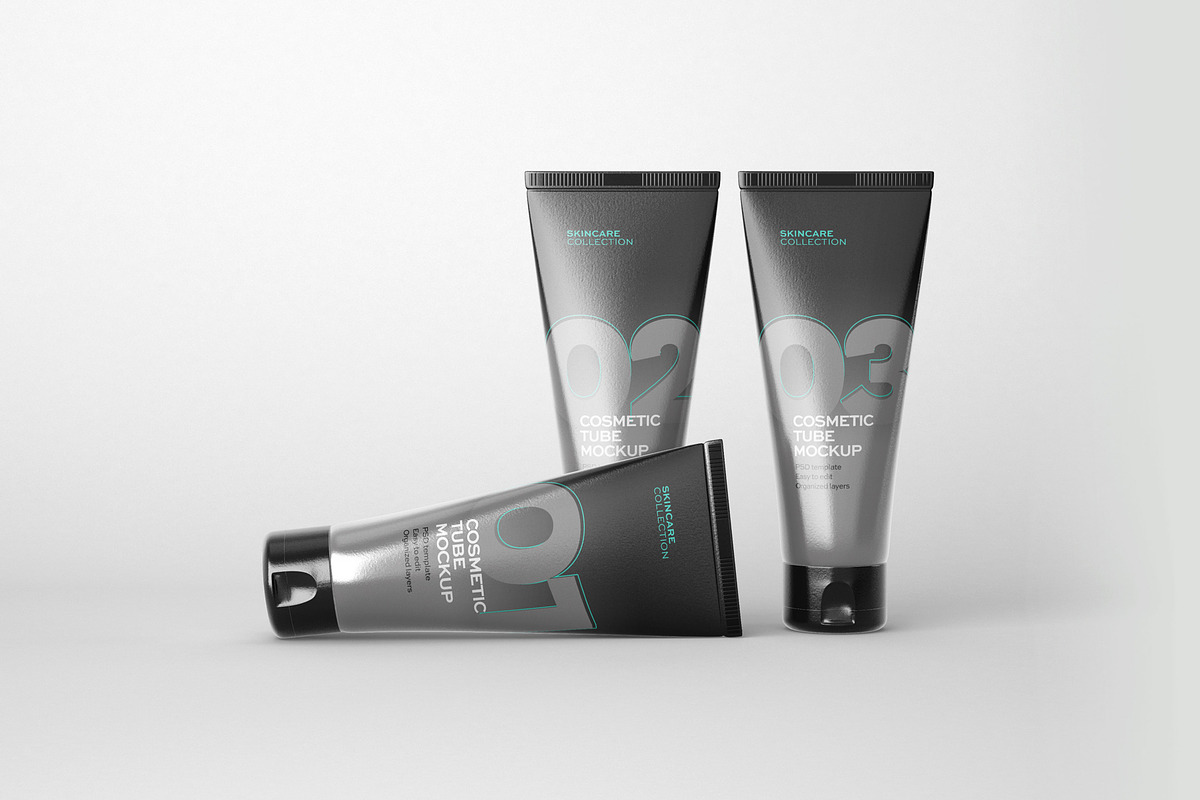 Cosmetics Mockup Set | Tube and Jar, a Cups & Container Mockup by Deeplab (Photo 9 of 16)