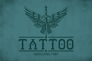 Tattoo Modern Label Typeface