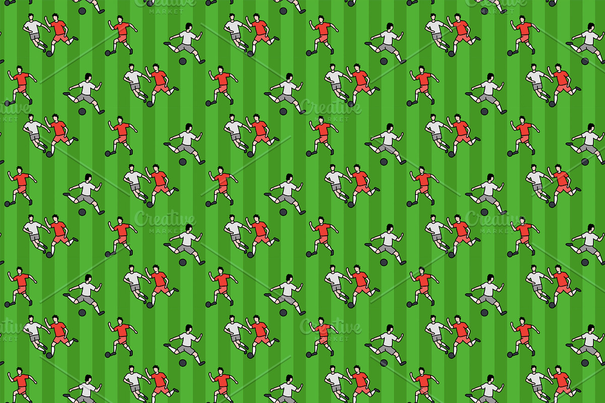 Football patterns, a Pattern Graphic by Lyolya Profitrolya (Photo 4 of 4)