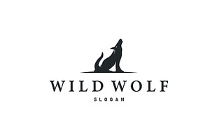 design logo wolf wild animal simple, a Branding & Logo Template by Maylianaw28