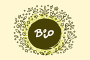 Raw Bio Vegan Food Labels, a Food Illustration by Soulful Vectors (Thumbnail 2 of 6)