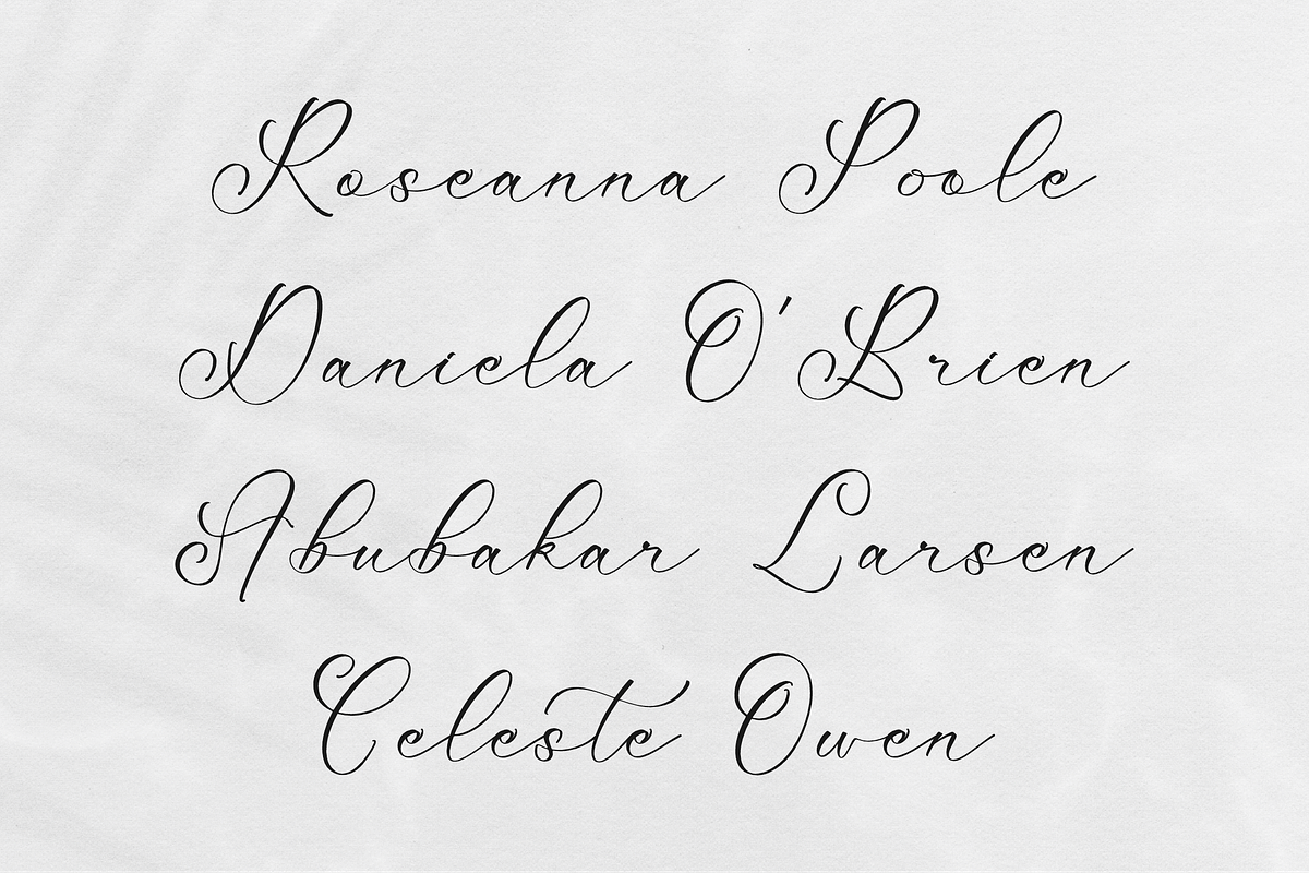Mattrile Vintales Beauty Calligraphy, a Script Font by Storytype Studio (Photo 12 of 15)