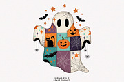 Patchwork Ghost Png Patchwork PNG, an Illustration by SinaCreation (Thumbnail 1 of 7)
