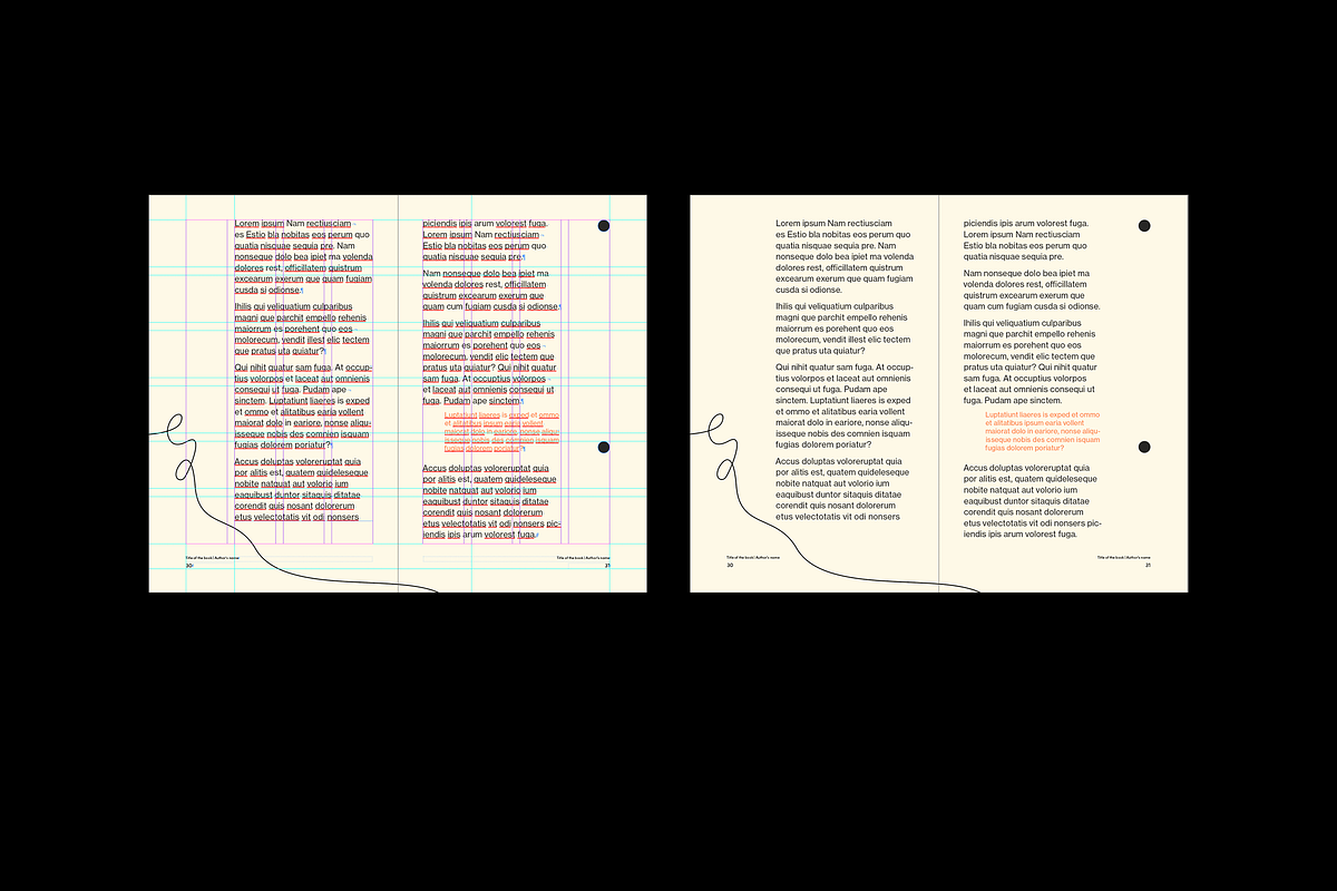 Line Art Poetry Book InDesign 5”x8, a Magazine Template by an-arketype studio. (Photo 4 of 5)