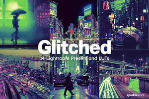 14 Glitched Lightroom Presets LUTs