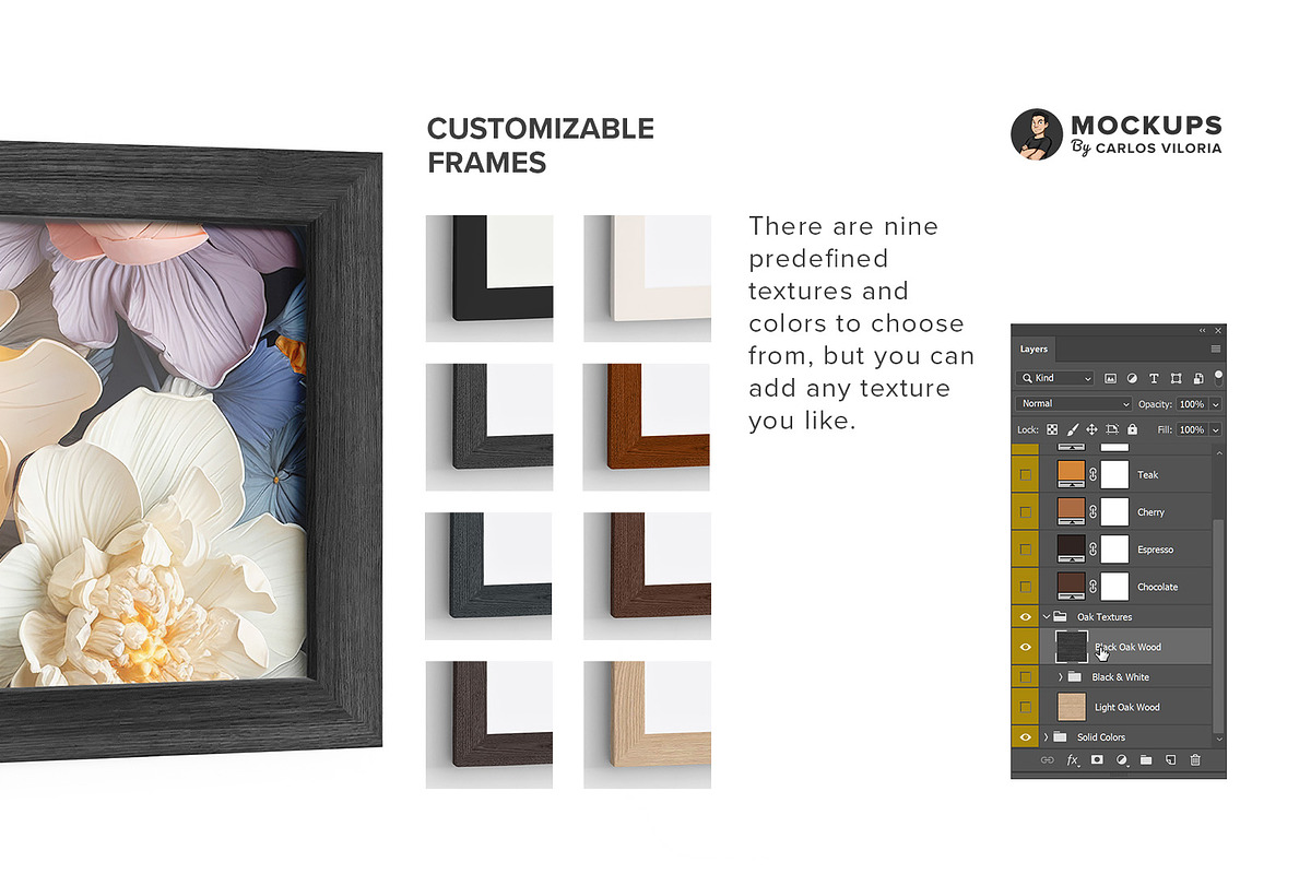 Small Photo Frame Mockup – Ratio 3x1, a Merchandise Mockup by Mockups by Carlos Viloria (Photo 3 of 7)