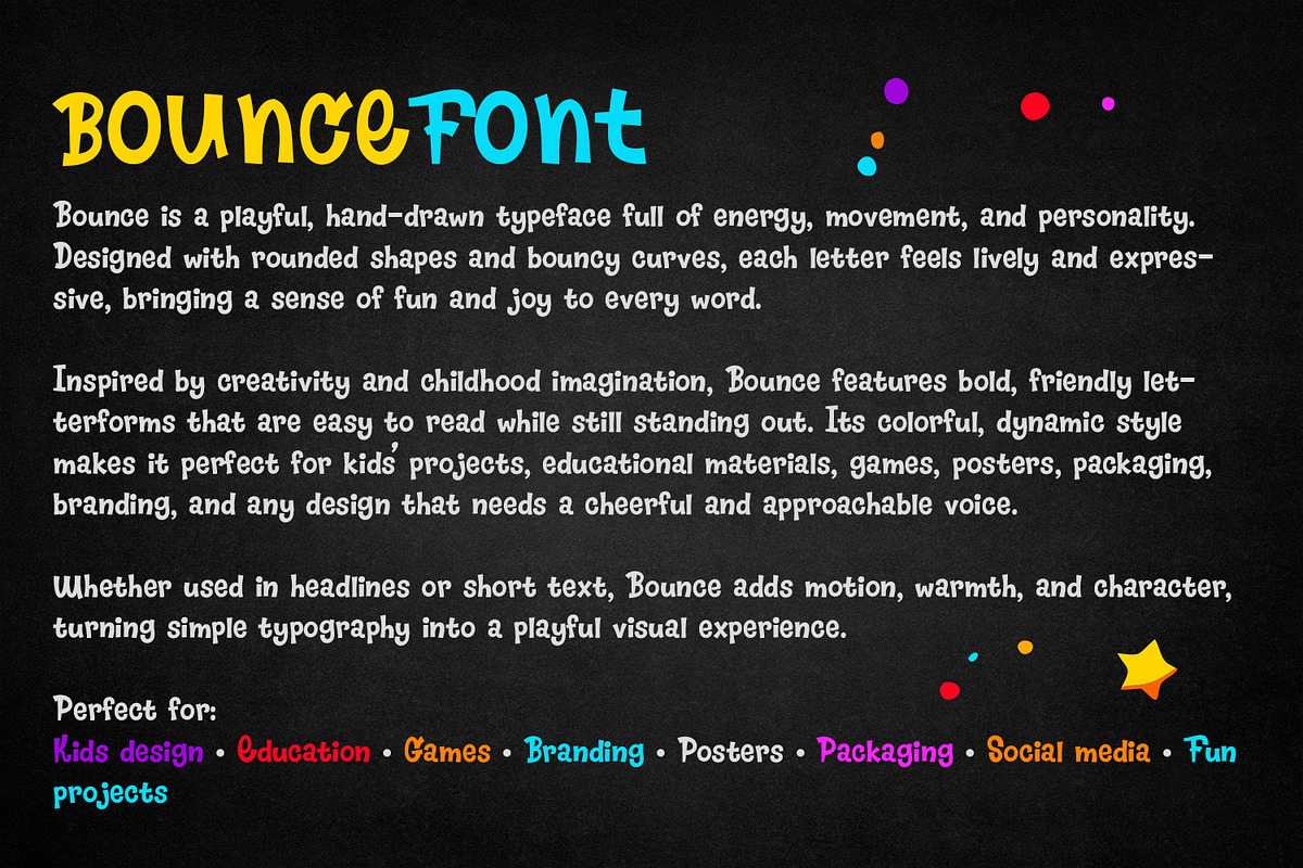 Bounce Font, a Script Font by OWPictures (Photo 7 of 9)