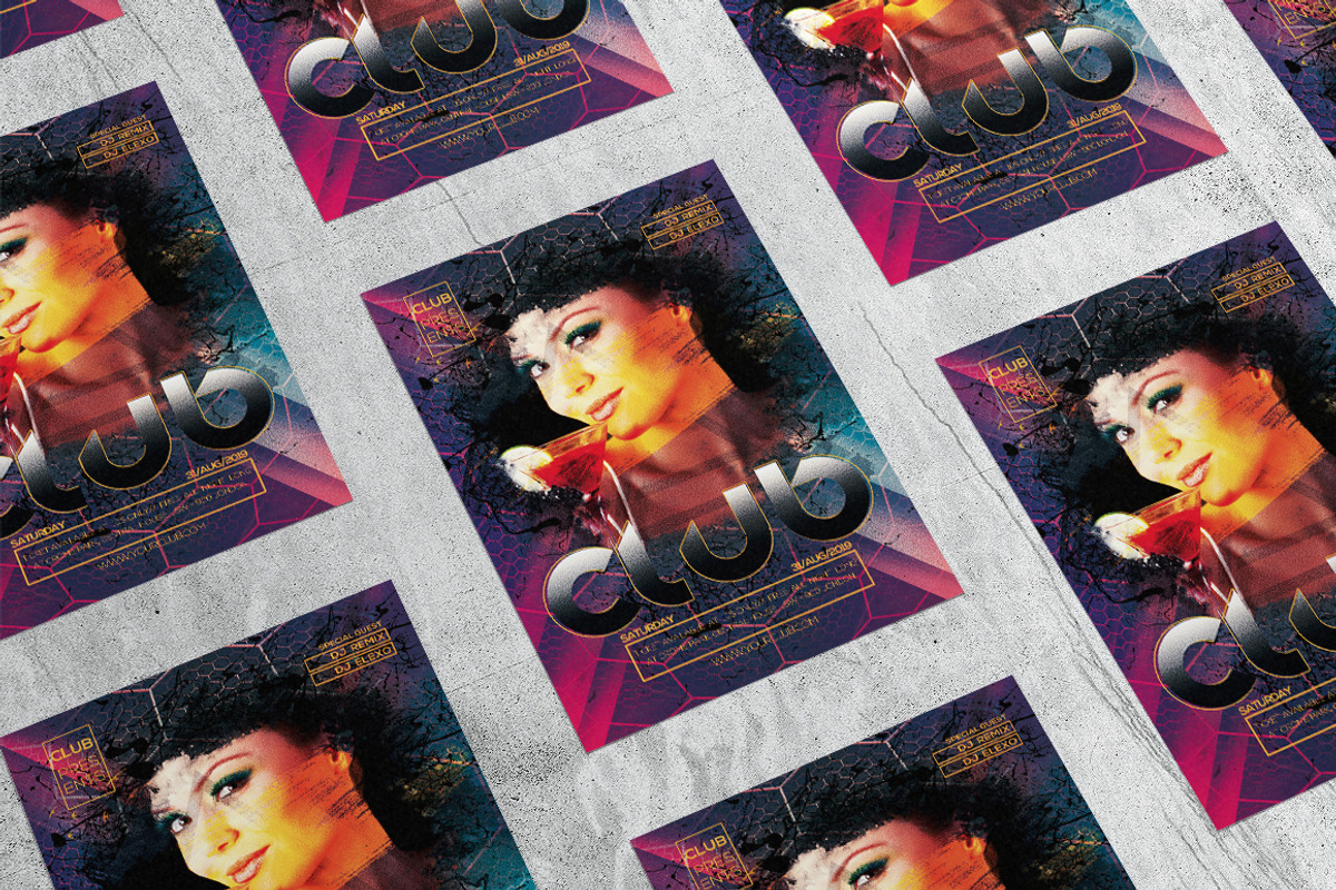 The Club 2, a Flyer Template by What a Story (Photo 4 of 5)