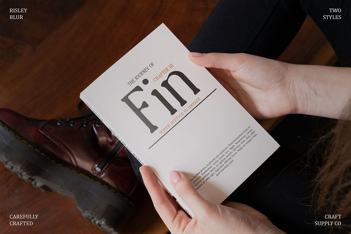 Risley Blur, a Serif Font by Craft Supply Co. (Photo 7 of 8)