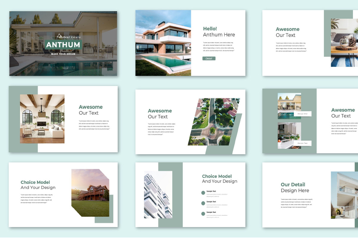 Anthum Real Estate PowerPoint, a Presentation Template by Overcloud (Photo 2 of 4)