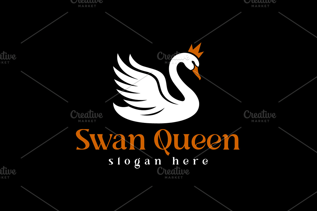 Swan Queen Logo, a Branding & Logo Template by Pixes (Photo 2 of 3)