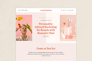 Squarespace Template: Social Motion, a Squarespace Template by Applet Studio (Thumbnail 2 of 5)