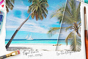 PleinAir Watercolor Photo Effect Kit, a Plug-in Add-On by Drifter Studio PrintShop (Thumbnail 5 of 10)