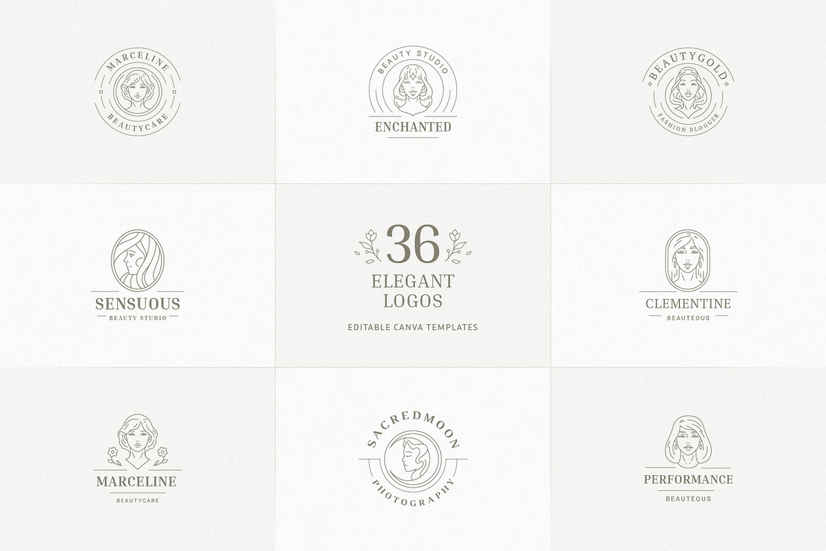 36 Elegant Logo Templates | Canva, a Branding & Logo Template by Vasya Kobelev (Photo 1 of 10)