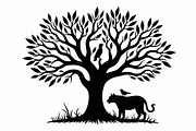 Beautiful Cheetah Silhouette Vector, an Illustration by Amazin_art (Thumbnail 13 of 21)
