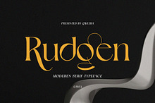 Rudgen - Modern Elegant Serif Font