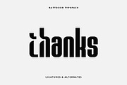 Battdoor Condensed Creative Sans, a Sans Serif Font by Artiveko (Thumbnail 8 of 8)