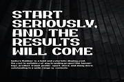 Gedors Boldner - Futuristic Font, a Sans Serif Font by QR Design Studio (Thumbnail 7 of 12)