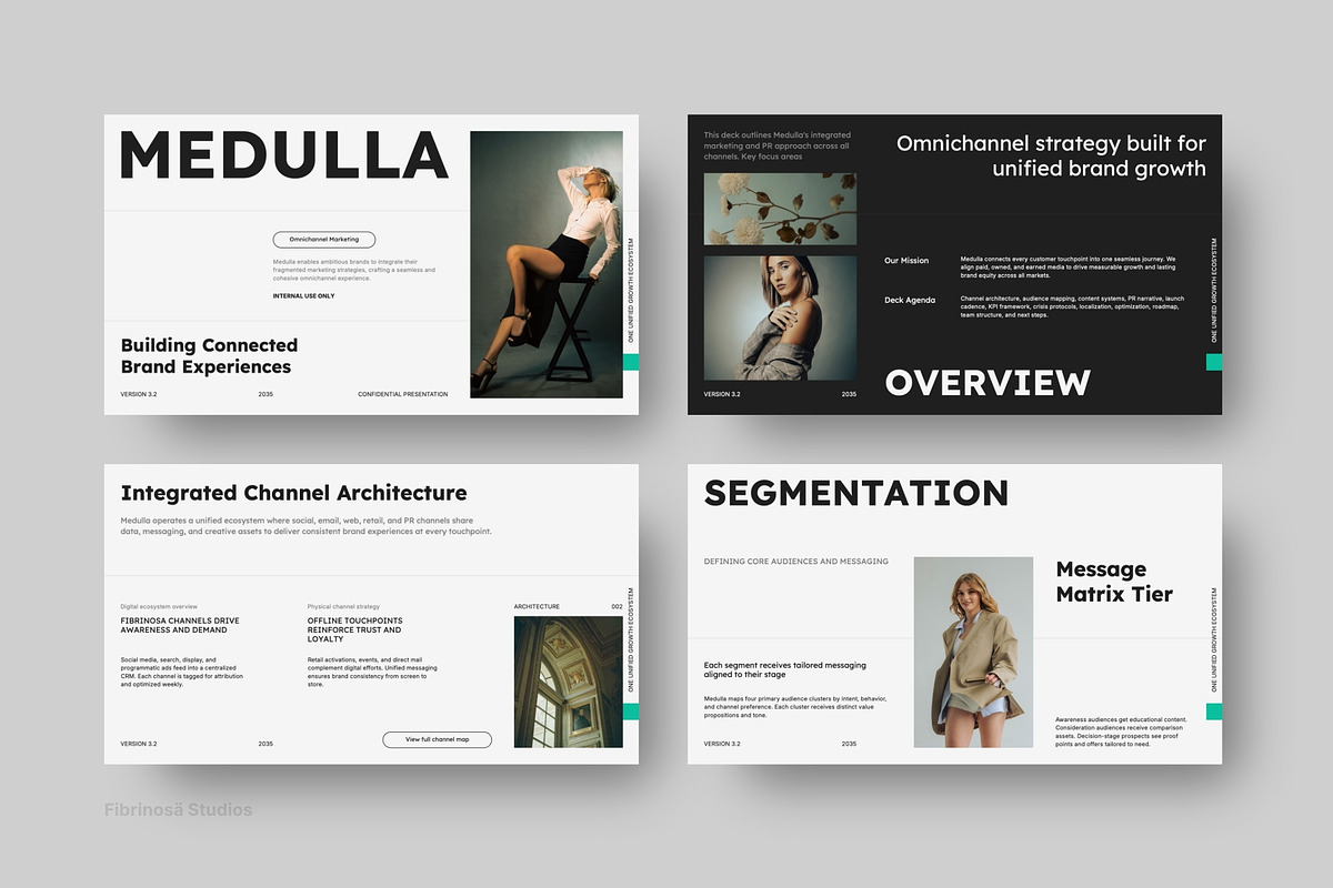 Omnichannel Marketing Pitch Deck, a Presentation Template by FIBRINOSÄ (Photo 3 of 7)
