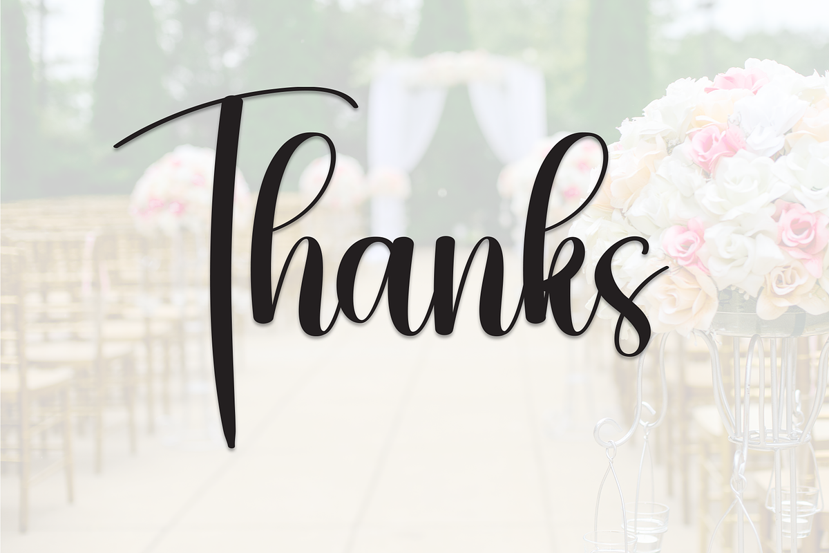 Wedding | Script Font, a Handwritten Font by Scratchones (Photo 9 of 9)