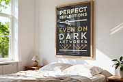 Bedroom ISO Poster Frame Mockup, a Mockup by DesignRocket (Thumbnail 2 of 9)