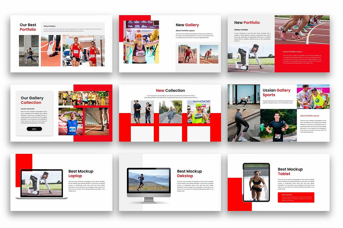 Ussian – Sport Keynote Template, a Presentation Template by kreatifreya (Photo 4 of 5)