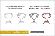 Minimal achievement icons, an Outline Icon by Picture Window (Thumbnail 3 of 5)