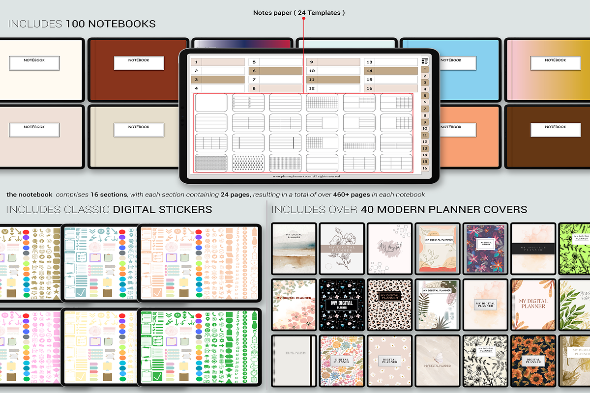 Ultimate Digital Planner 2025-26 & U, a Templates & Theme by Plamarplanners (Photo 10 of 10)