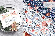 Christmas Folk Art Ornaments & More, a Seasonal Illustration by Inna Moreva (Thumbnail 13 of 16)