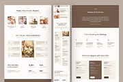 Beauty Spa & Wellness Website, an UI Kit Template by peterdraw (Thumbnail 2 of 7)