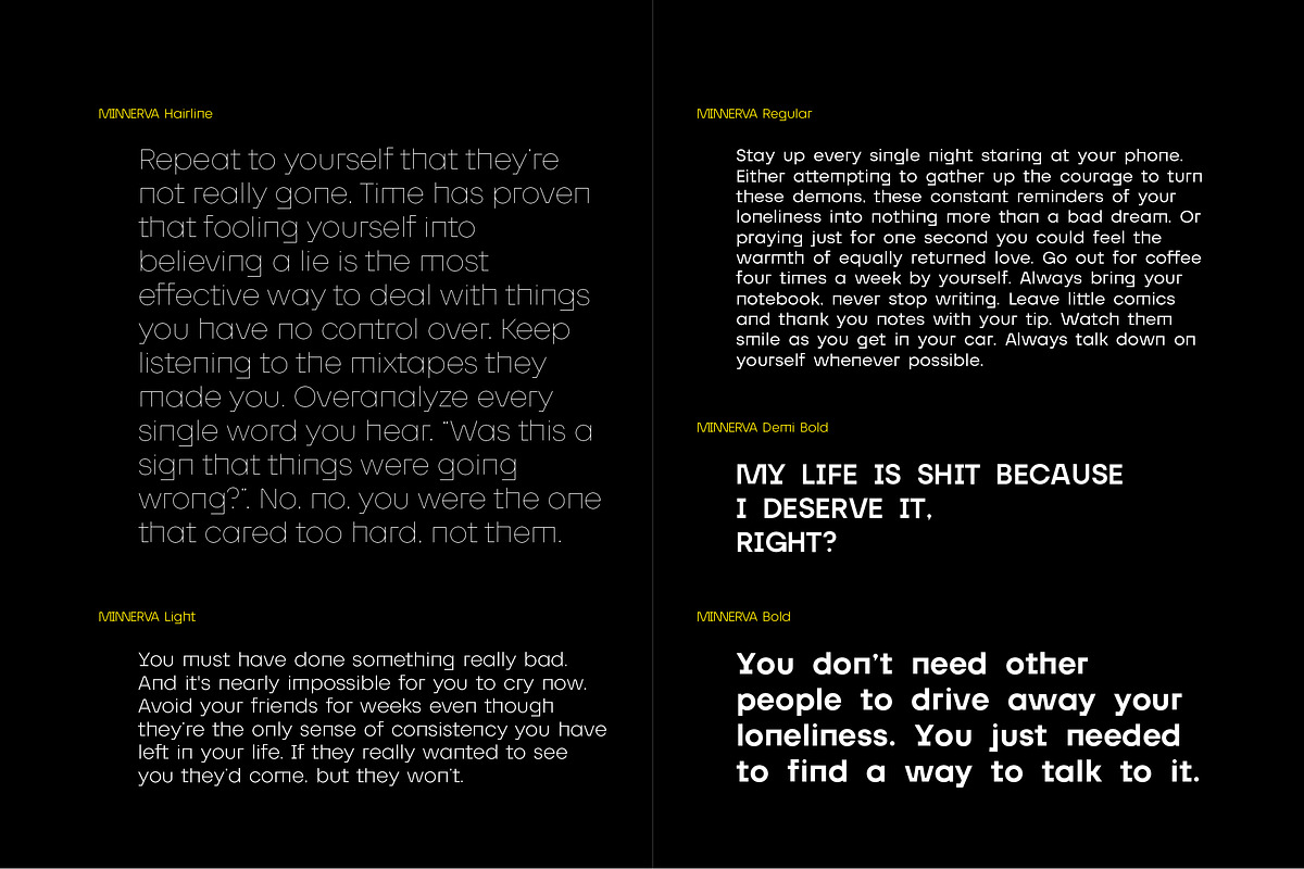 50% OFF - MINNERVA Font Family preview 7