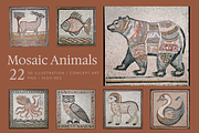 Mosaic Animals, an Animal Illustration by Picturesque Stories (Thumbnail 1 of 7)