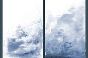 Navy Ombre Watercolor Backgrounds, a Texture Graphic by M. by mprintly (Thumbnail 2 of 6)