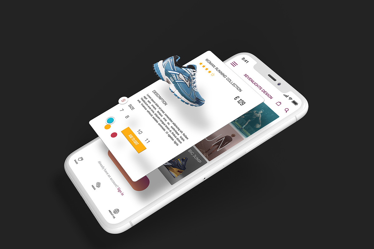 iPhone X Multilayer Mockup #1, an iPhone Mockup by Seven Lights (Photo 4 of 5)