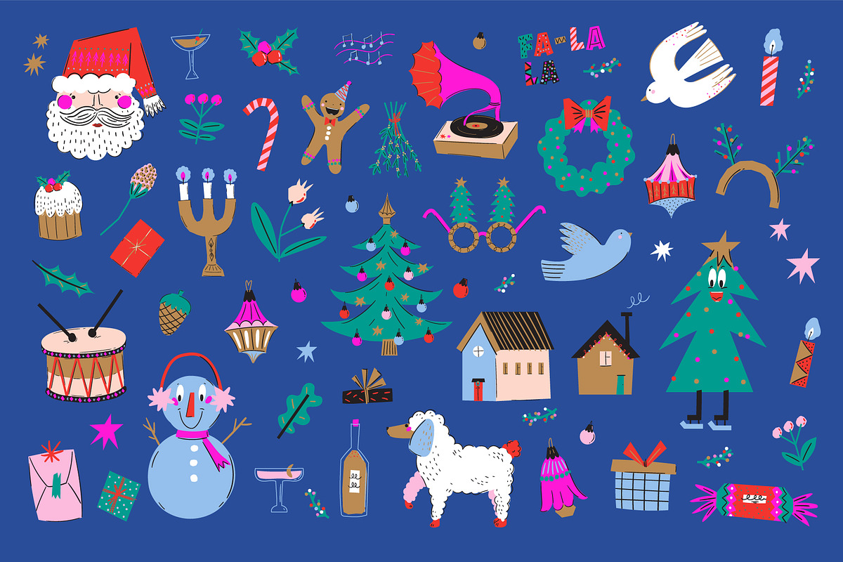 Cute Christmas & New Year BUNDLE, a Seasonal Illustration by Ruslana Lubenets (Photo 53 of 104)