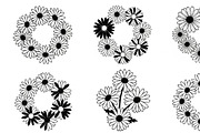 Charming daisy circle decor design, an Illustration by Amazin_art (Thumbnail 2 of 27)